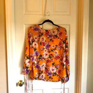 Yellow Floral Blouse medium